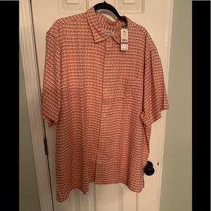 Tommy bahama silk button down shirt NWT